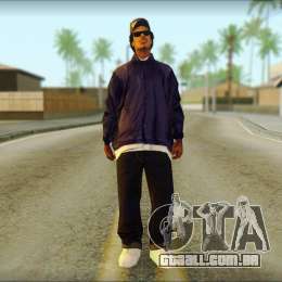 Eazy-E Blue Skin v1 para GTA San Andreas