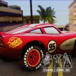 Lightning McQueen Radiator Springs Para GTA San Andreas