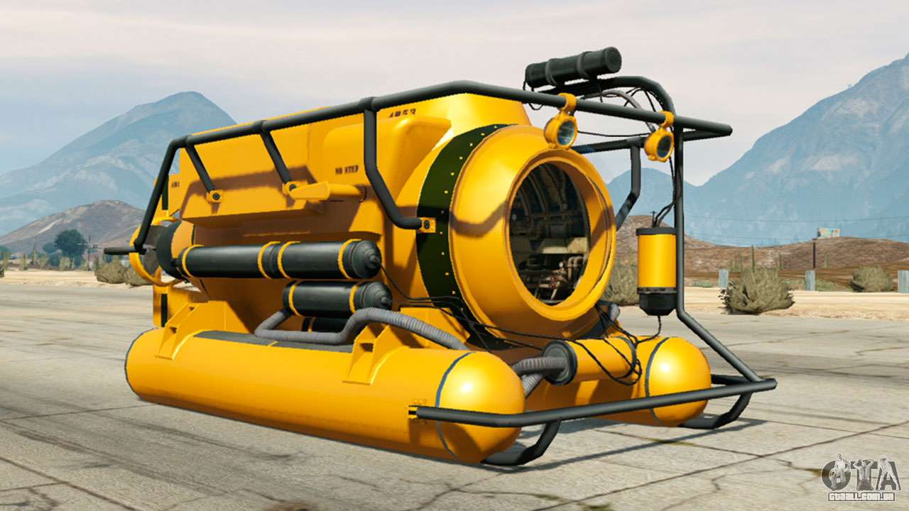 Submersível GTA 5 - screenshots, descrição e descrição do submarino