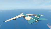 Cargo Plane do GTA 5 - vista de trás