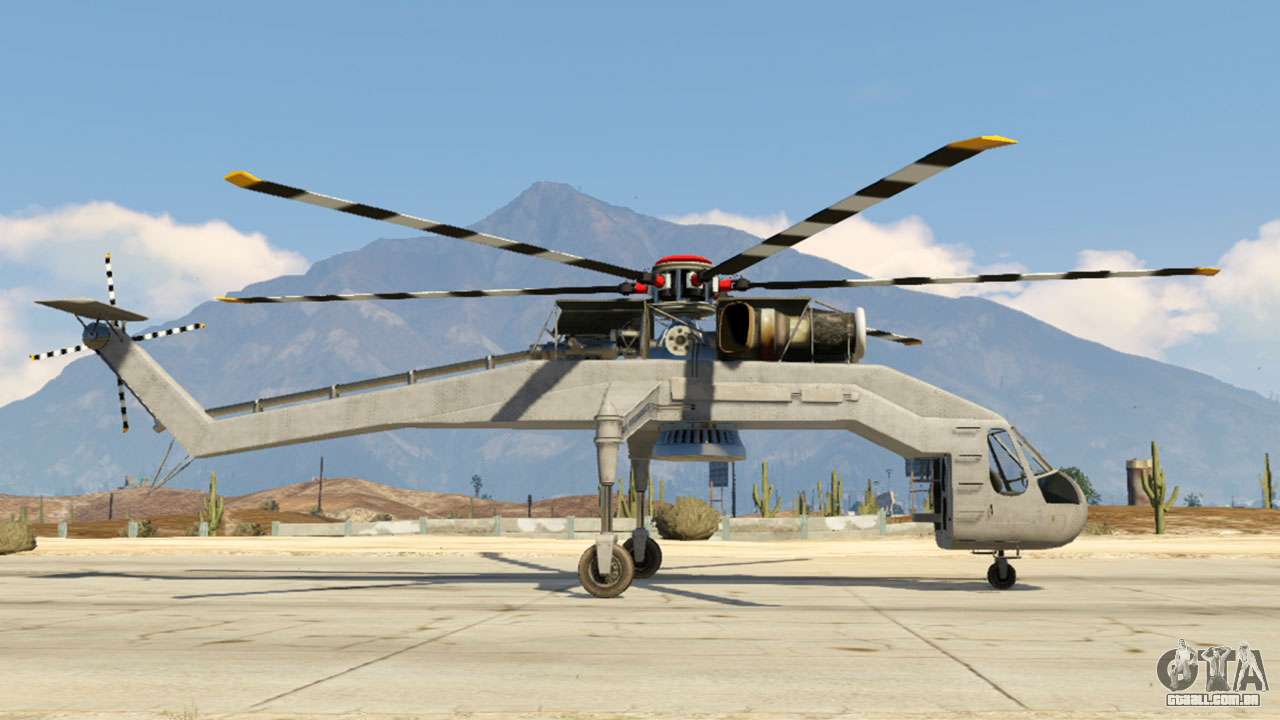 GTA V - Como conseguir o helicóptero raro Skylift