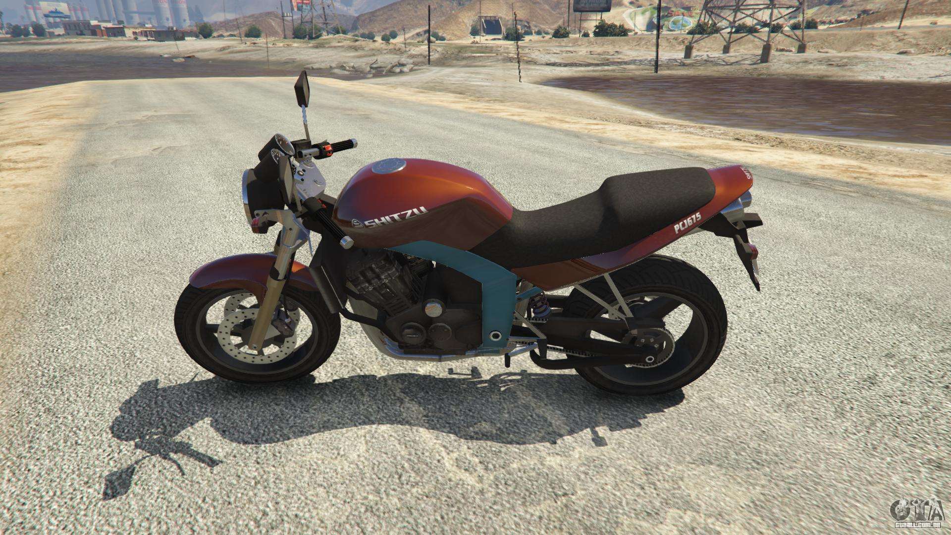 Shitzu PCJ-600 do GTA 5 - imagens, características e descrição de moto