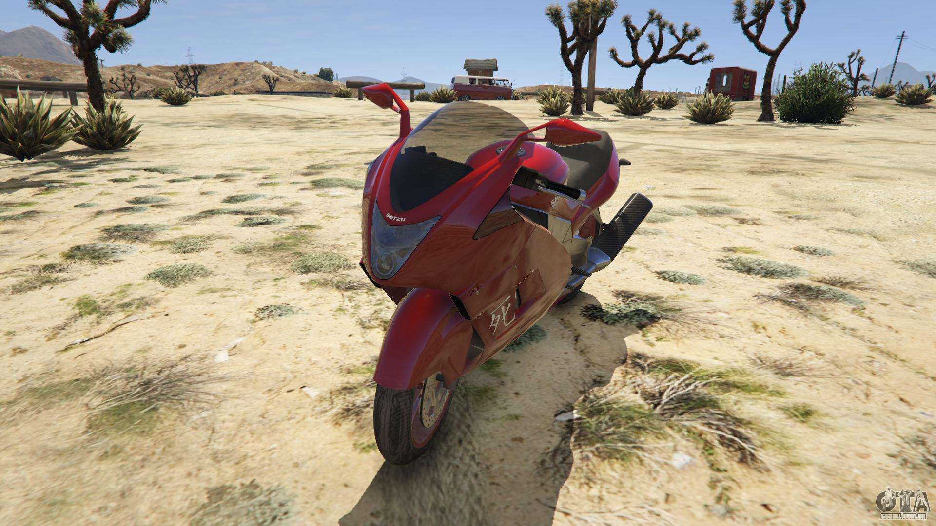 Shitzu PCJ-600 do GTA 5 - imagens, características e descrição de moto