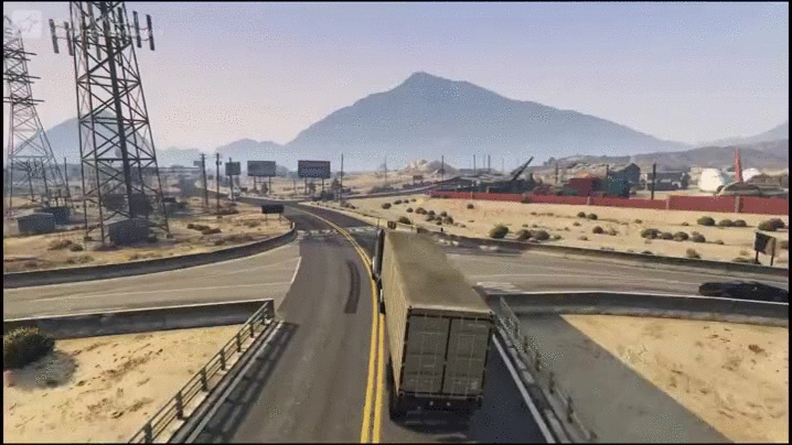 A diversão do GTA 5 - Entretenimento caminhoneiros