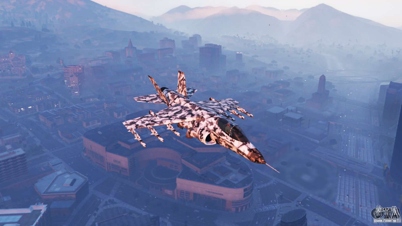 JoBuilt P-996 LAZER GTA 5 - screenshots, descrição e especificações do avião