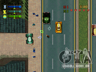 O lançamento de GTA 2 PS na América do Norte