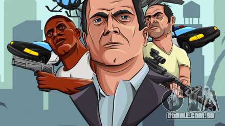 Fan Art de GTA 5: atualização de ano novo 