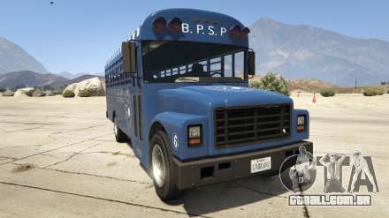GTA 5 Vapid Prison Bus - screenshots, descrição e especificações do ônibus.
