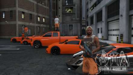 O conjunto de jogadores na equipe GTA Online