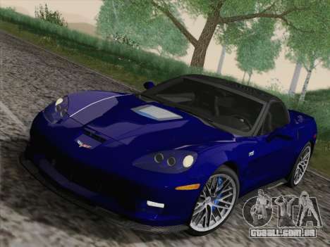 Chevrolet Corvette ZR1 para GTA San Andreas