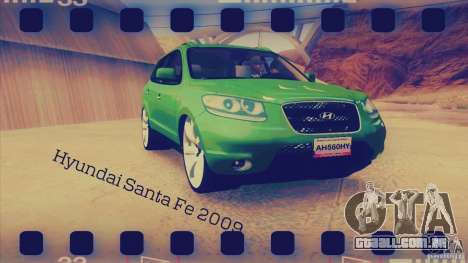 Hyundai Santa Fe 2009 para GTA San Andreas