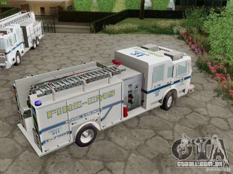 Pierce Pumpers. B.C.F.D. FIRE-EMS para GTA San Andreas