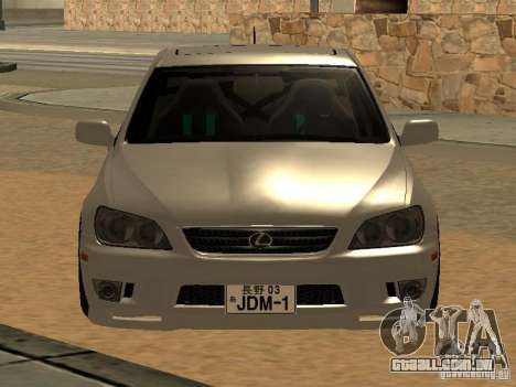 Lexus IS300 JDM para GTA San Andreas