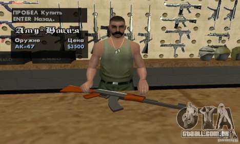 O novo AK-47 para GTA San Andreas