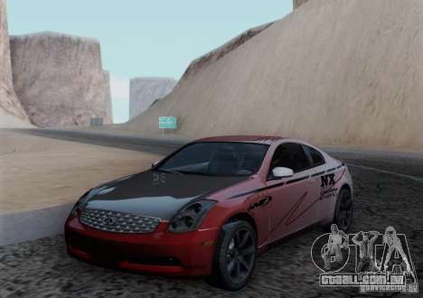 Infiniti G35 para GTA San Andreas