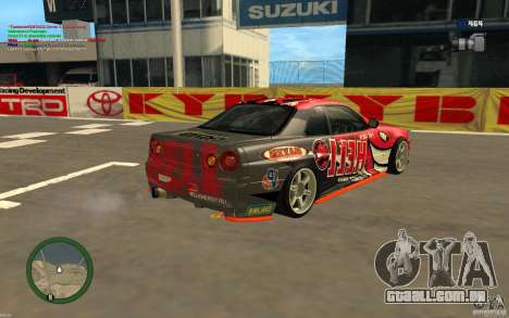 Nissan Skyline R34 Hell Energy para GTA San Andreas