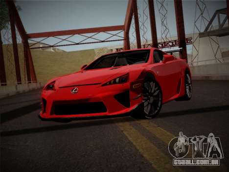 Lexus LFA Nürburgring Edition para GTA San Andreas