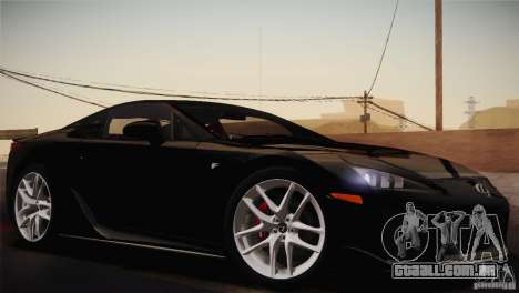 Lexus LFA (US-Spec) 2011 para GTA San Andreas