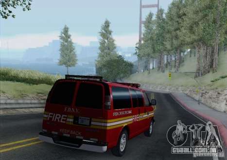 Chevrolet Express Special Operations Command para GTA San Andreas