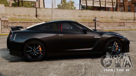 Nissan GT-R Black Edition (R35) 2012 para GTA 4