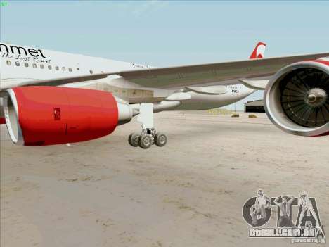 Airbus A-340-600 Plummet para GTA San Andreas