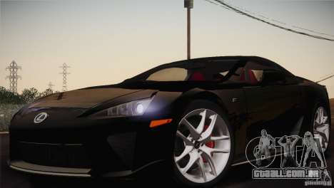 Lexus LFA (US-Spec) 2011 para GTA San Andreas