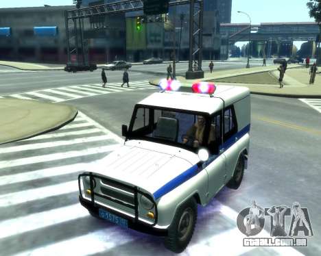 UAZ 31512 polícia para GTA 4