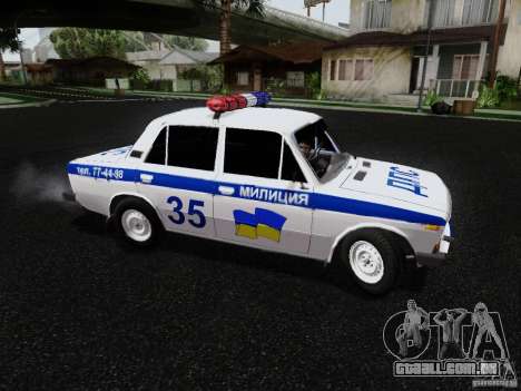 Polícia de 2106 VAZ para GTA San Andreas