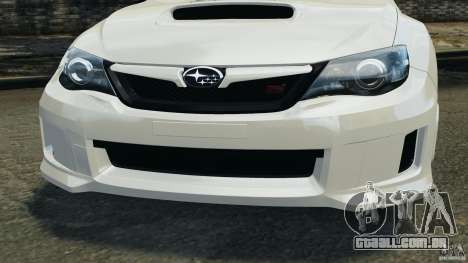 Subaru Impreza WRX STi 2011 G4S Estonia para GTA 4