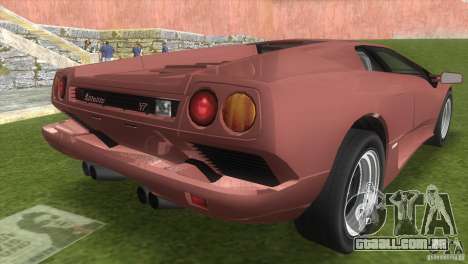 Lamborghini Diablo VTTT Black Revel para GTA Vice City