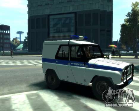 UAZ 31512 polícia para GTA 4