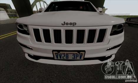 Jeep Grand Cherokee SRT-8 2013 para GTA San Andreas