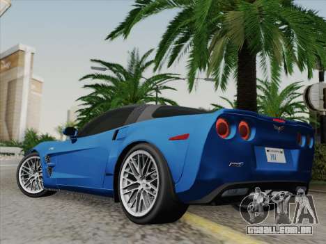 Chevrolet Corvette ZR1 para GTA San Andreas