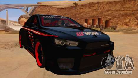 Mitsubishi Lancer Evolution X Pro Street para GTA San Andreas