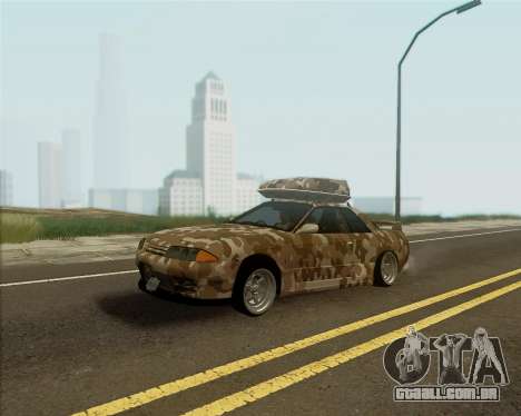 Nissan Skyline R33 Army para GTA San Andreas