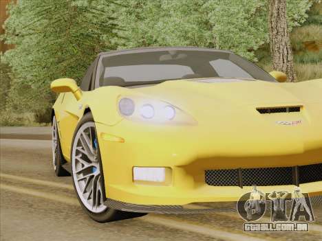 Chevrolet Corvette ZR1 para GTA San Andreas