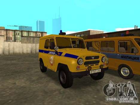 Polícia de 3151 UAZ para GTA San Andreas