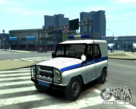 UAZ 31512 polícia para GTA 4