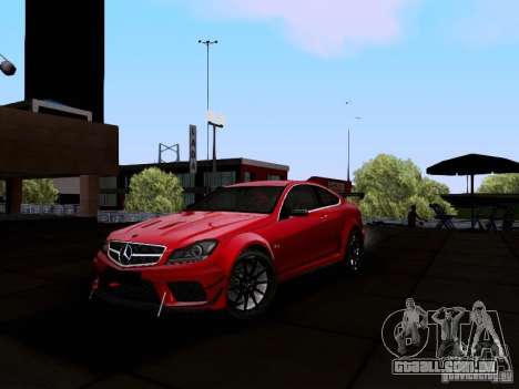 Mercedes-Benz C63 AMG 2012 Black Series para GTA San Andreas