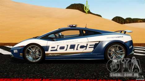 Lamborghini Gallardo LP570-4 Superleggera Police para GTA 4