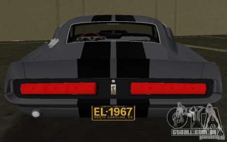 Shelby GT500 Eleanor para GTA Vice City