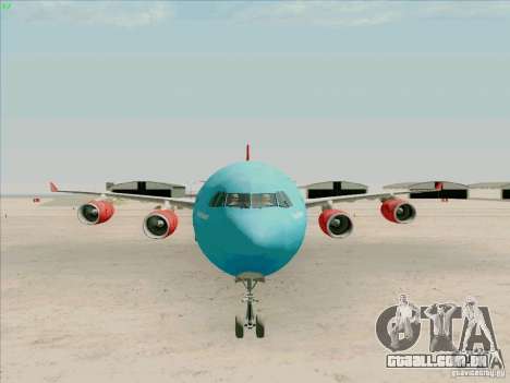 Airbus A-340-600 Plummet para GTA San Andreas