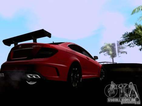 Mercedes-Benz C63 AMG 2012 Black Series para GTA San Andreas