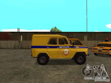 Polícia de 3151 UAZ para GTA San Andreas