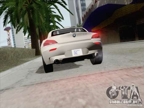 BMW Z4 2011 para GTA San Andreas