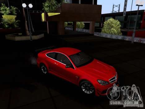 Mercedes-Benz C63 AMG 2012 Black Series para GTA San Andreas