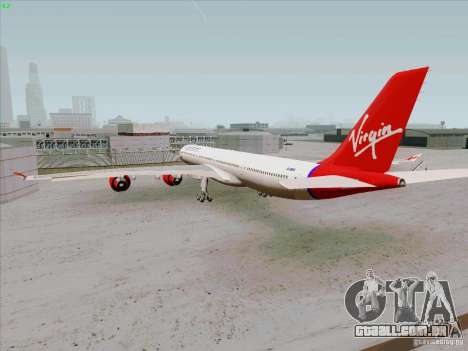 Airbus A-340-600 Virgin para GTA San Andreas