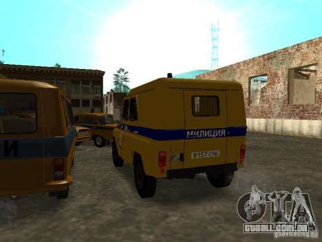 Polícia de 3151 UAZ para GTA San Andreas