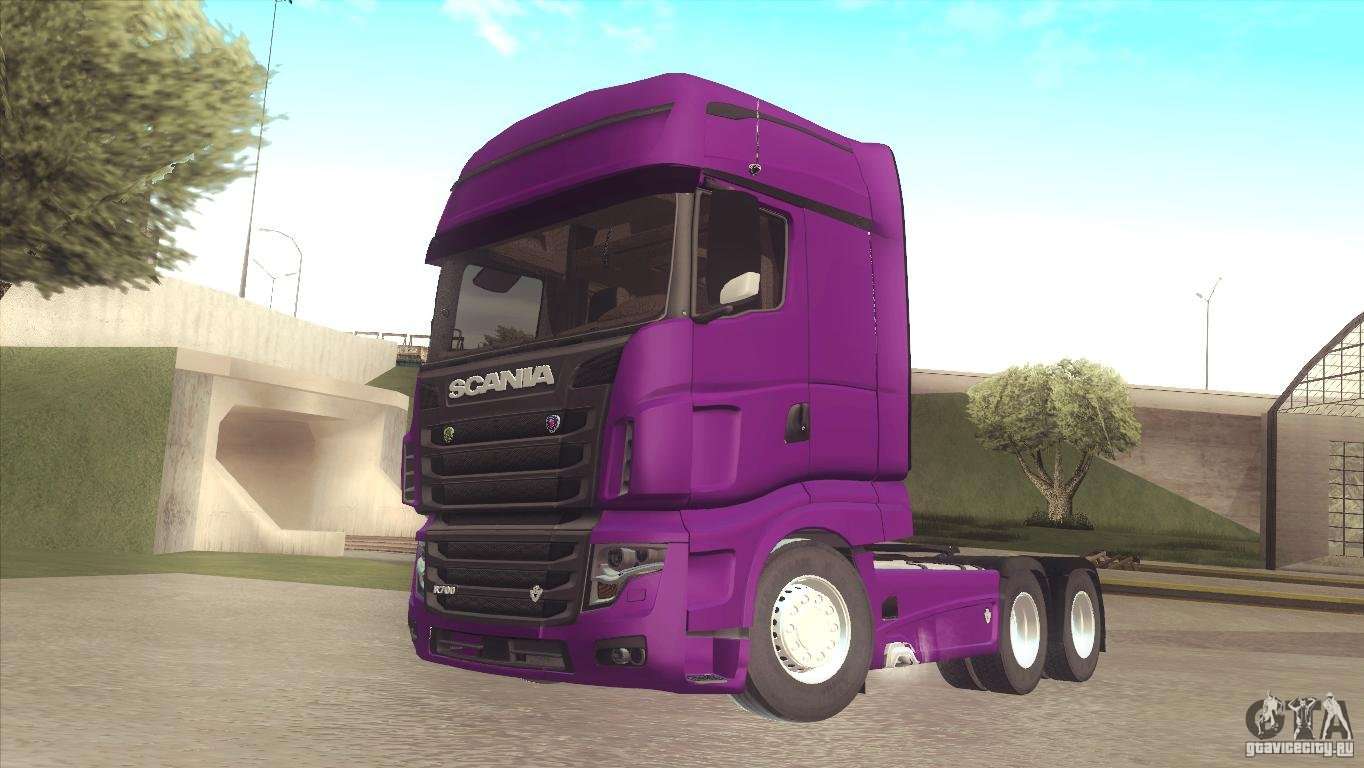 Scania Arqueada e Rebaixada - GTA SA 