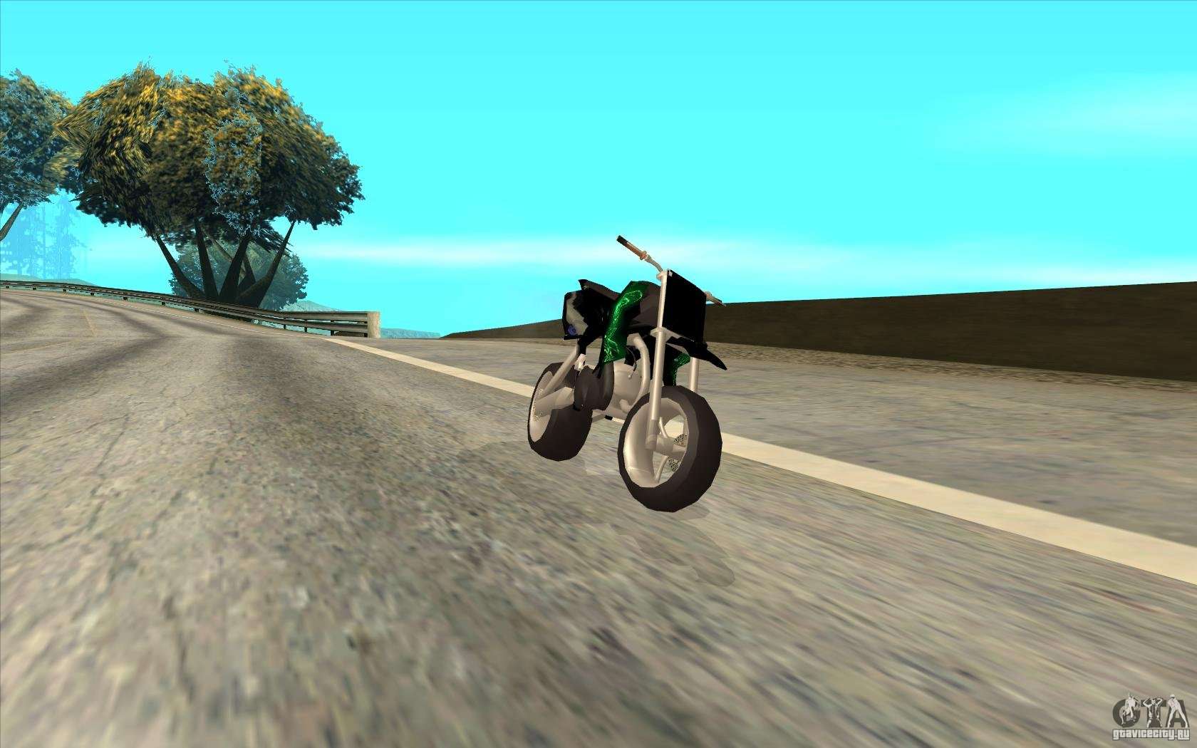 Black Rockstar Moto Cross para GTA San Andreas